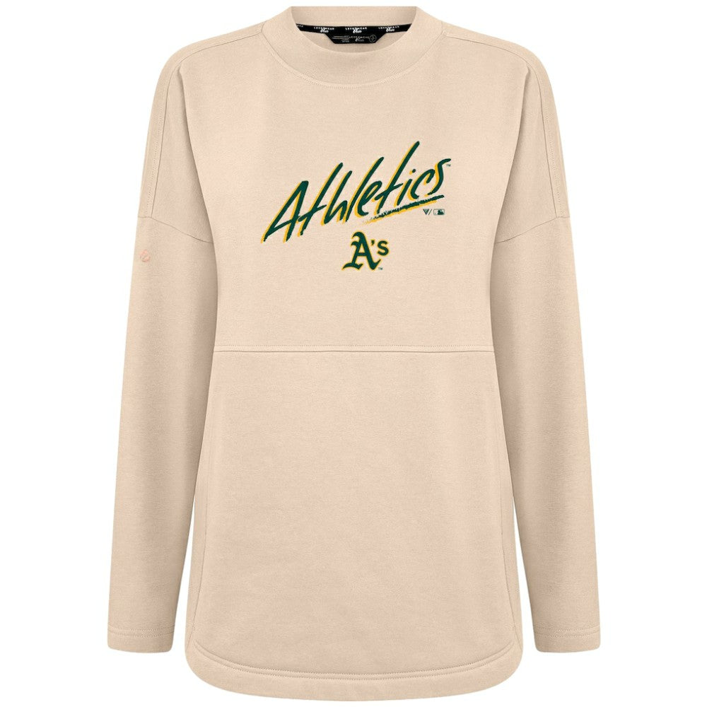 Athletics Levelwear Women's Oversized Beaudry Sizzle Top - MLB