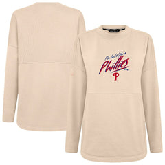Philadelphia Phillies Levelwear Women's Oversized Beaudry Sizzle Top - MLB