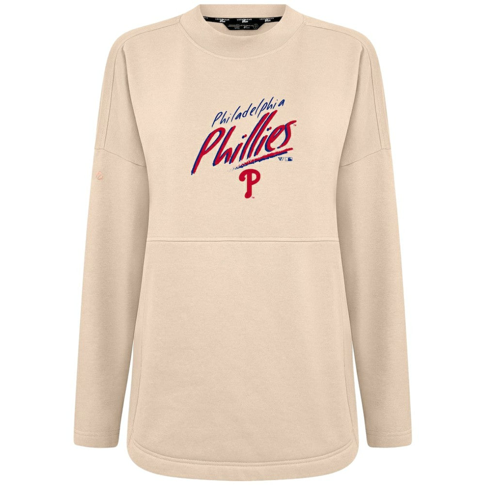 Philadelphia Phillies Levelwear Women's Oversized Beaudry Sizzle Top - MLB