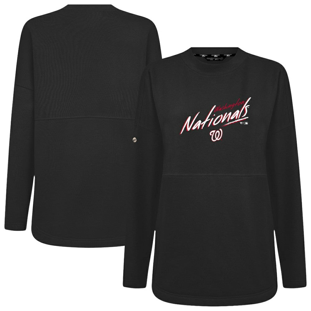Washington Nationals Levelwear Women's Oversized Beaudry Sizzle Top - MLB