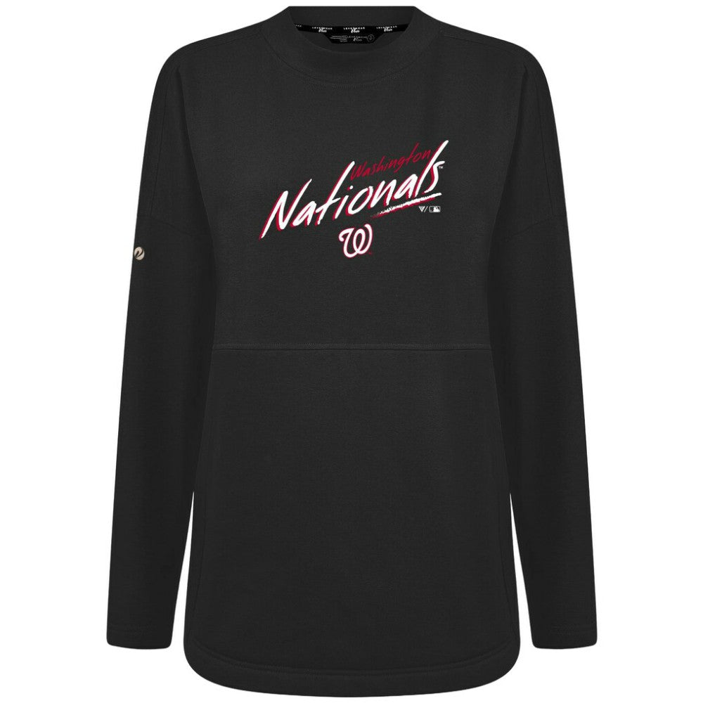 Washington Nationals Levelwear Women's Oversized Beaudry Sizzle Top - MLB