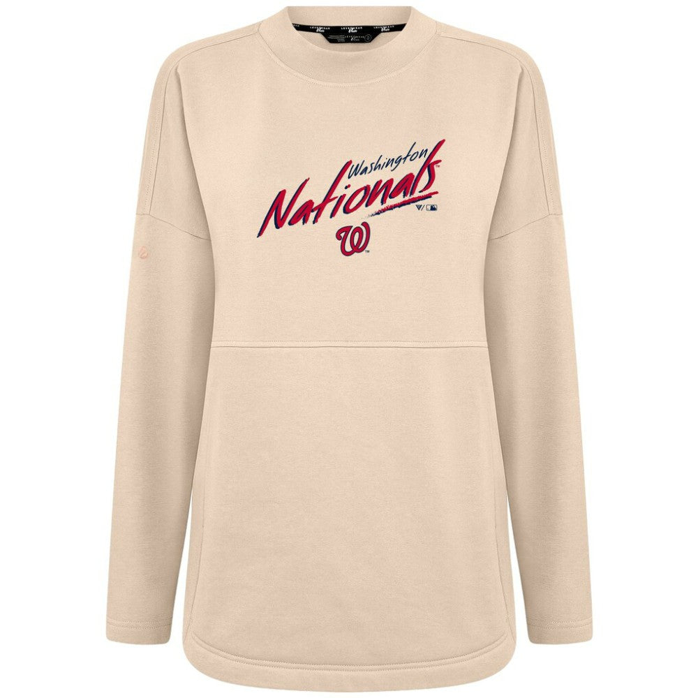 Washington Nationals Levelwear Women's Oversized Beaudry Sizzle Top - MLB