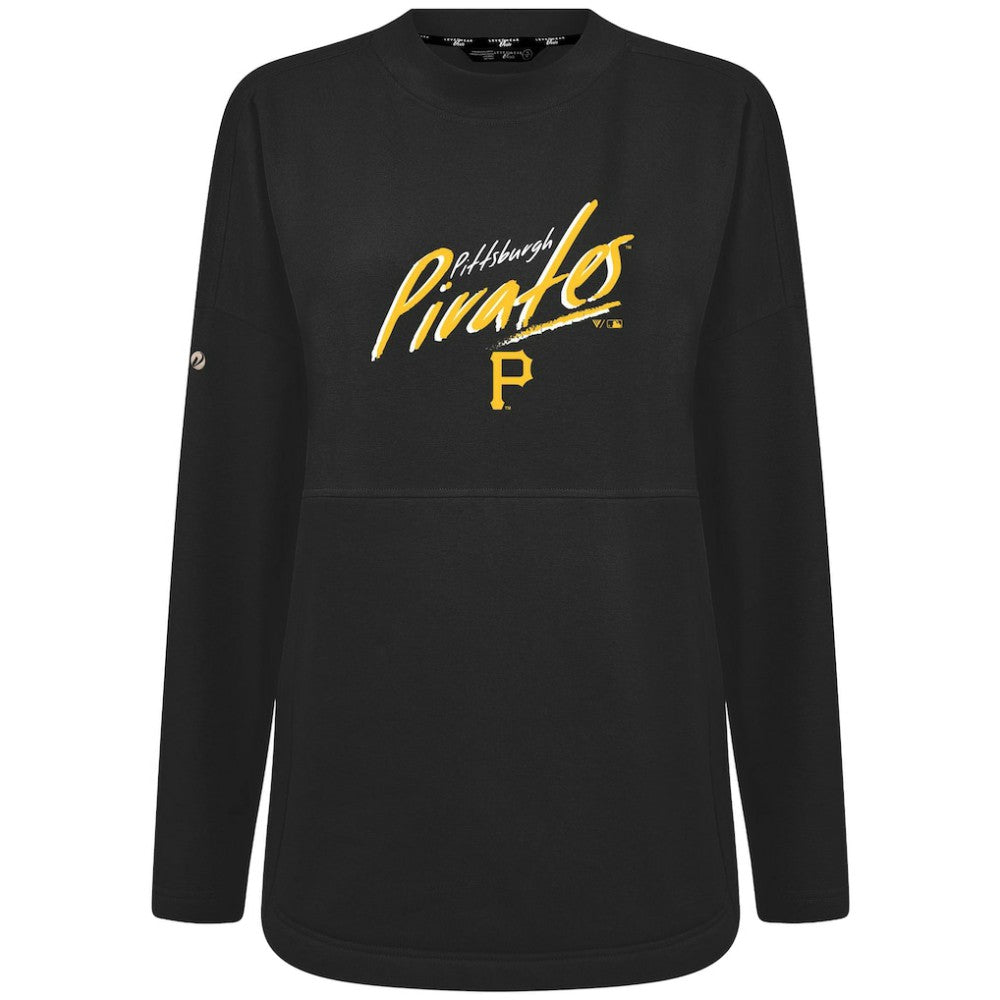 Pittsburgh Pirates Levelwear Women's Oversized Beaudry Sizzle Top - MLB