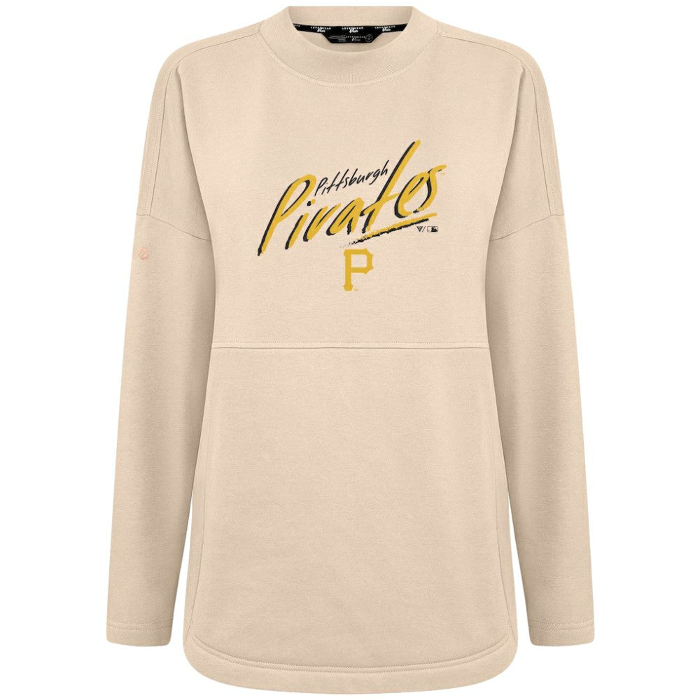 Pittsburgh Pirates Levelwear Women's Oversized Beaudry Sizzle Top - MLB