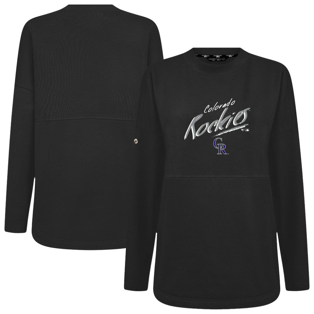 Colorado Rockies Levelwear Women's Oversized Beaudry Sizzle Top - MLB