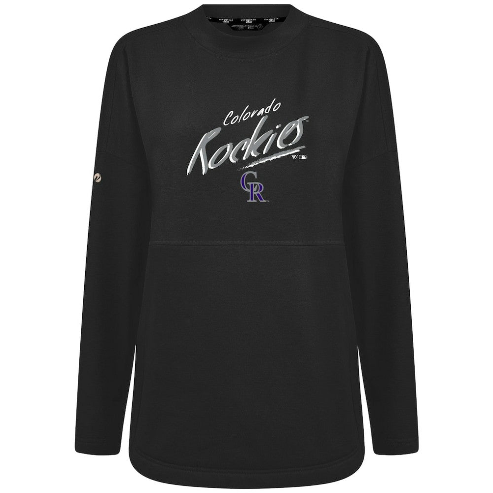 Colorado Rockies Levelwear Women's Oversized Beaudry Sizzle Top - MLB