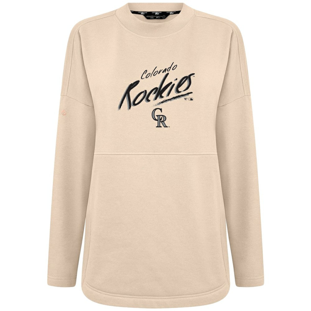 Colorado Rockies Levelwear Women's Oversized Beaudry Sizzle Top - MLB
