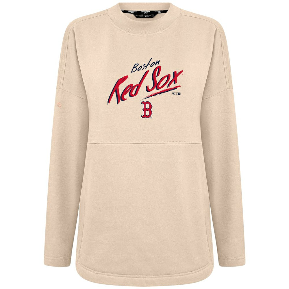 Boston Red Sox Levelwear Women's Oversized Beaudry Sizzle Top - MLB