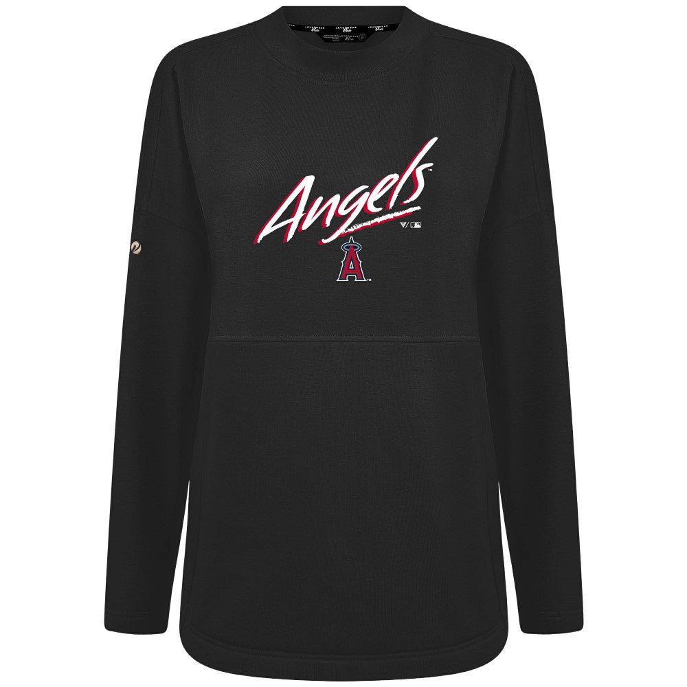 Los Angeles Angels Levelwear Women's Oversized Beaudry Sizzle Top - MLB