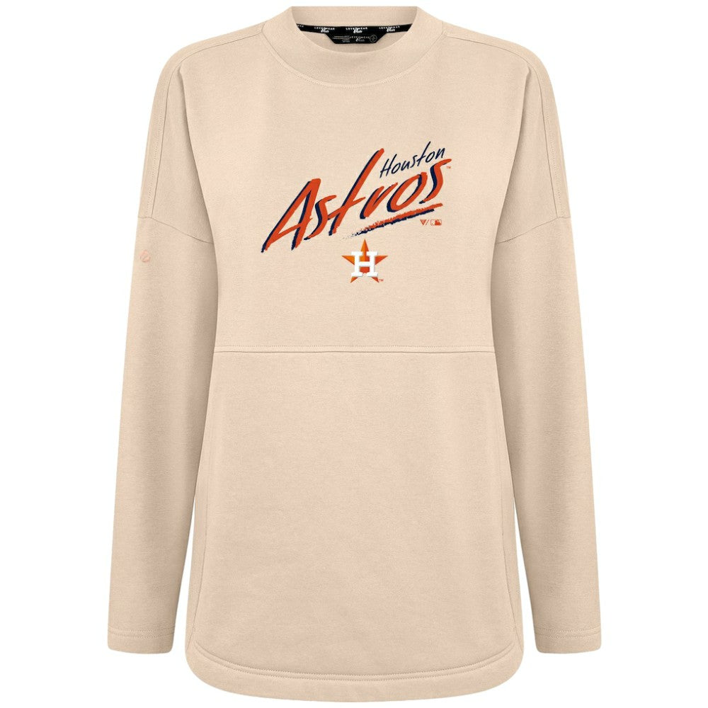 Houston Astros Levelwear Women's Oversized Beaudry Sizzle Top - MLB