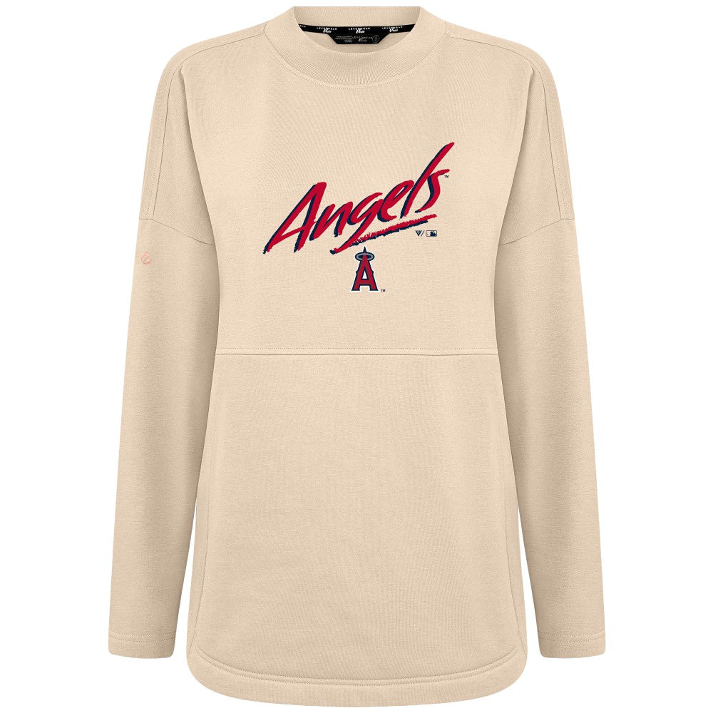 Los Angeles Angels Levelwear Women's Oversized Beaudry Sizzle Top - MLB