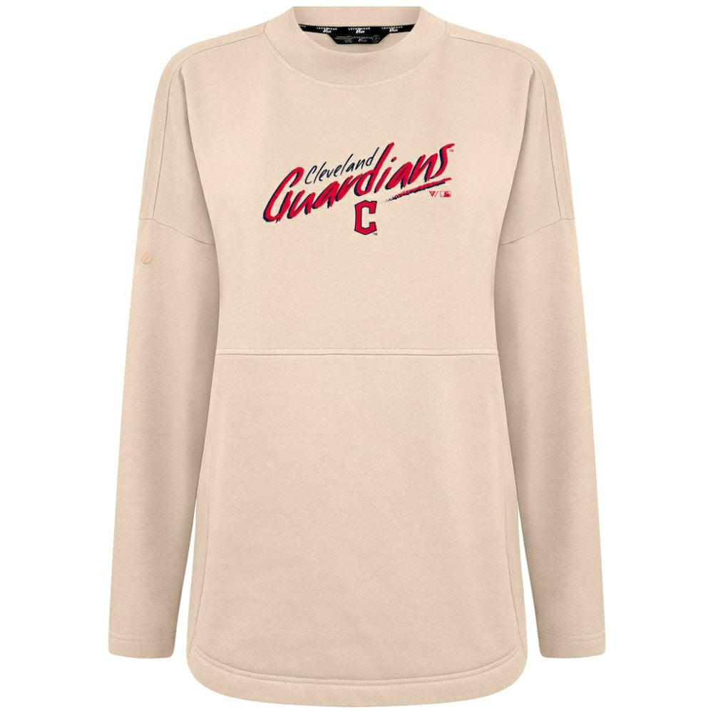Cleveland Guardians Levelwear Women's Oversized Beaudry Sizzle Top - MLB