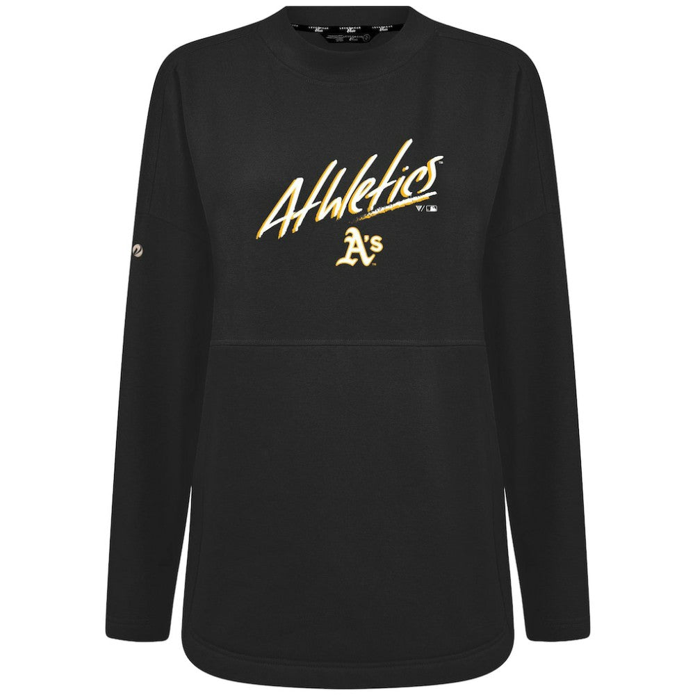 Athletics Levelwear Women's Oversized Beaudry Sizzle Top - MLB
