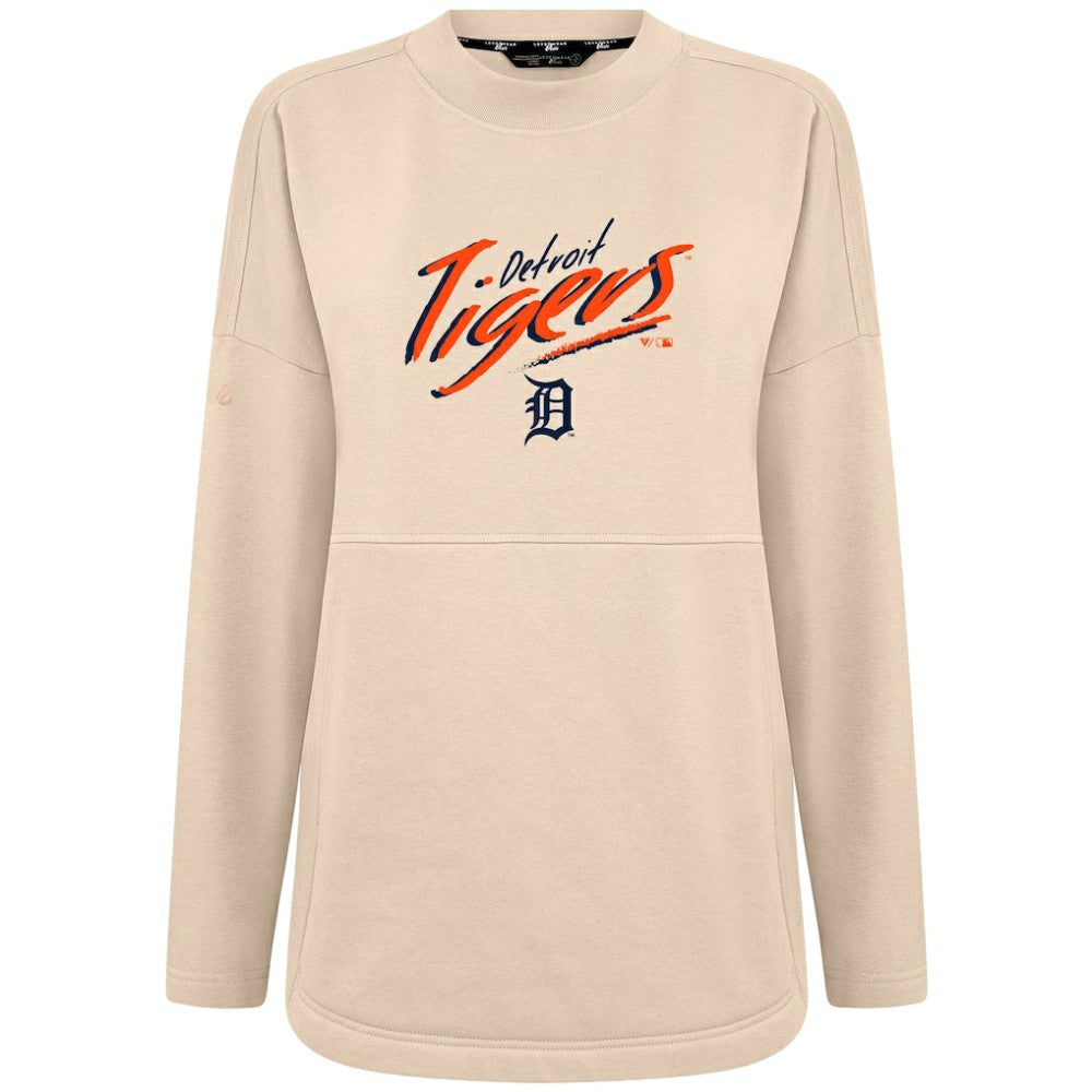 Detroit Tigers Levelwear Women's Oversized Beaudry Sizzle Top - MLB