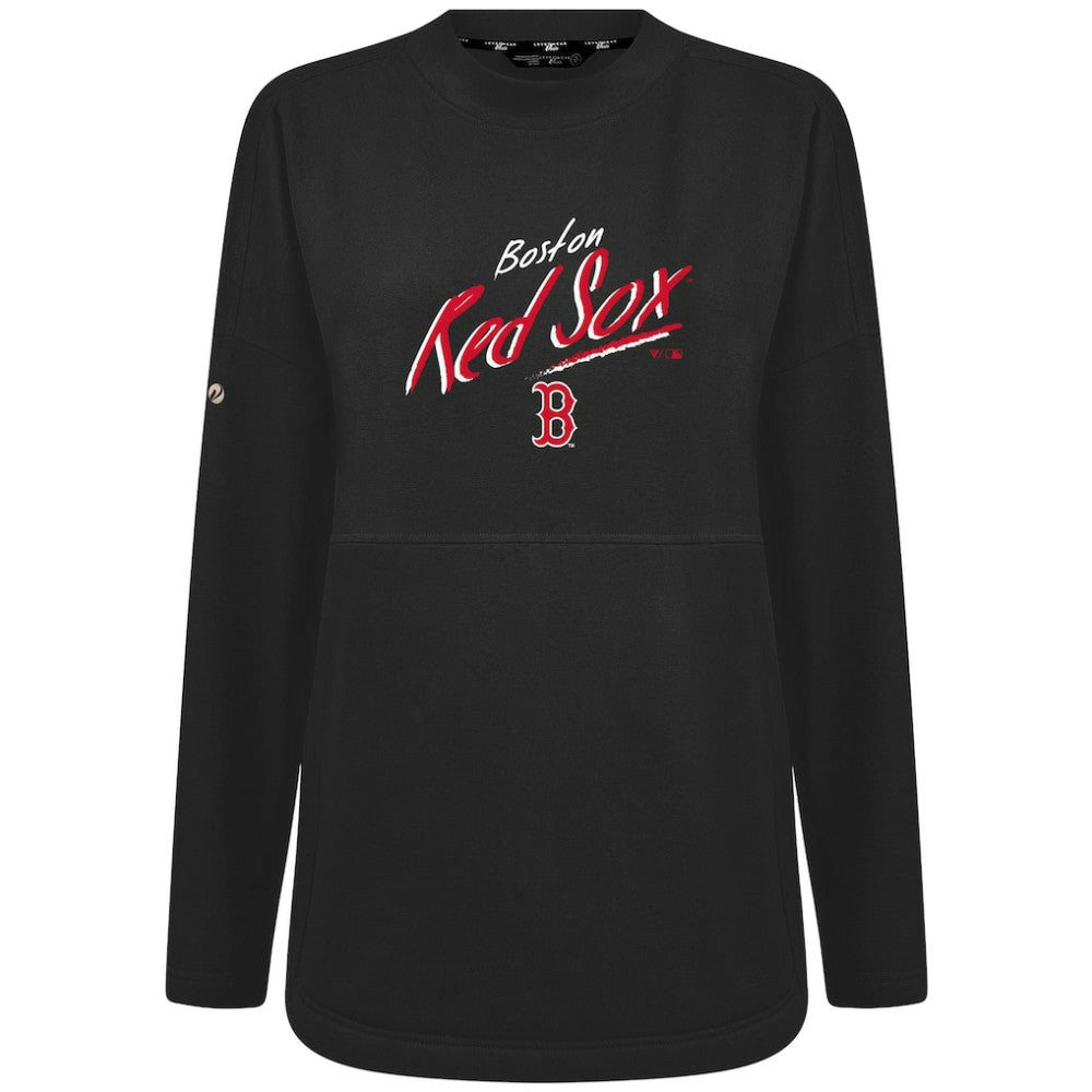 Boston Red Sox Levelwear Women's Oversized Beaudry Sizzle Top - MLB