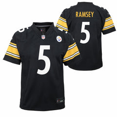 Jalen Ramsey Pittsburgh Steelers Youth Team Game Jersey Black | Nike for Sale