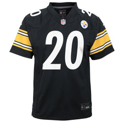 Kaleb Johnson Pittsburgh Steelers Youth Team Game Jersey Black | Nike for Sale