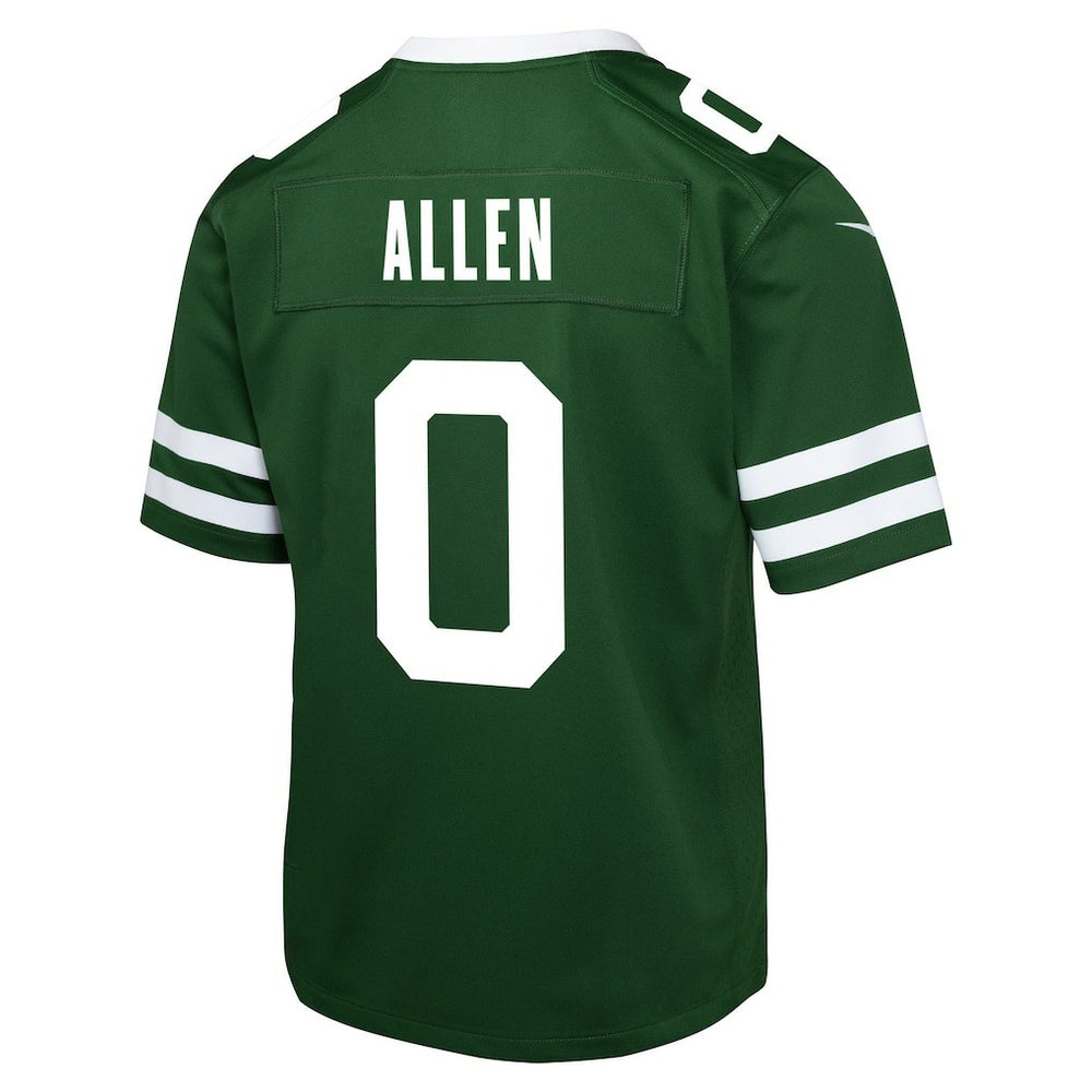 Braelon Allen New York Jets Youth Team Game Jersey Green | Nike for Sale