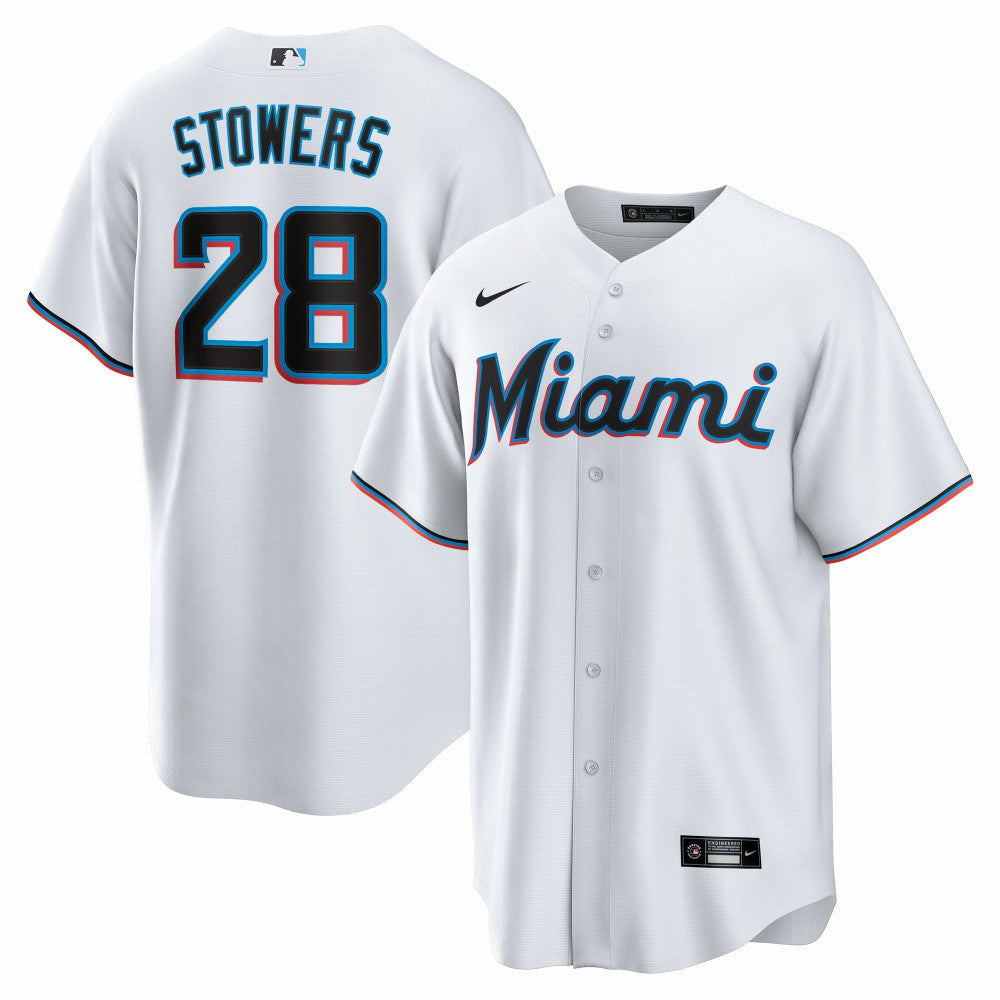 Kyle Stowers Miami Marlins Nike  Youth Home Replica Jersey - MLB