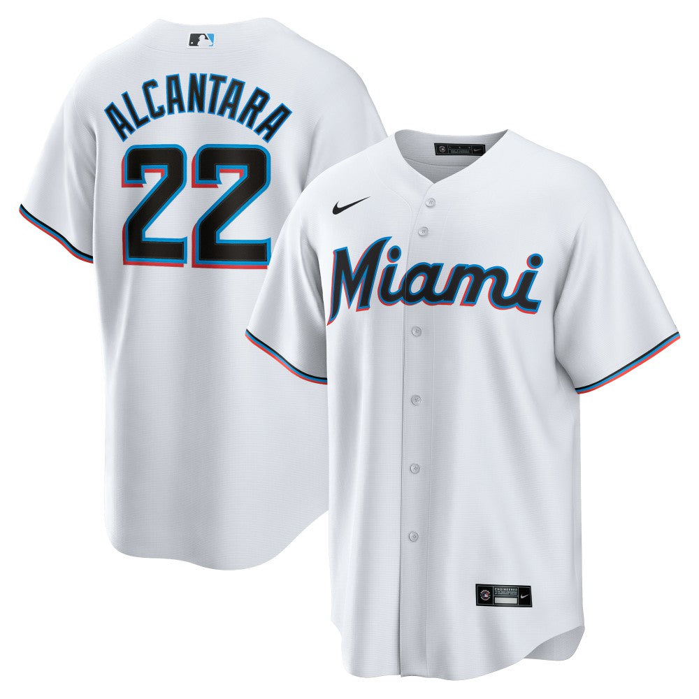 Sandy Alcantara Miami Marlins Nike  Youth Home Replica Jersey - MLB
