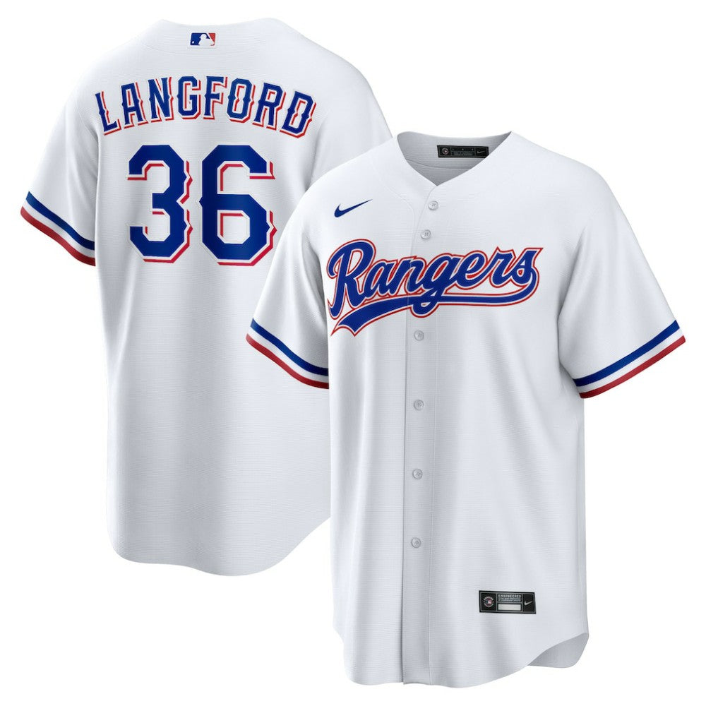 Wyatt Langford Texas Rangers Nike  Youth Home Replica Jersey - MLB