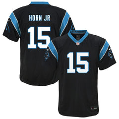 Jimmy Horn Jr. Carolina Panthers Youth Team Game Jersey Black | Nike for Sale