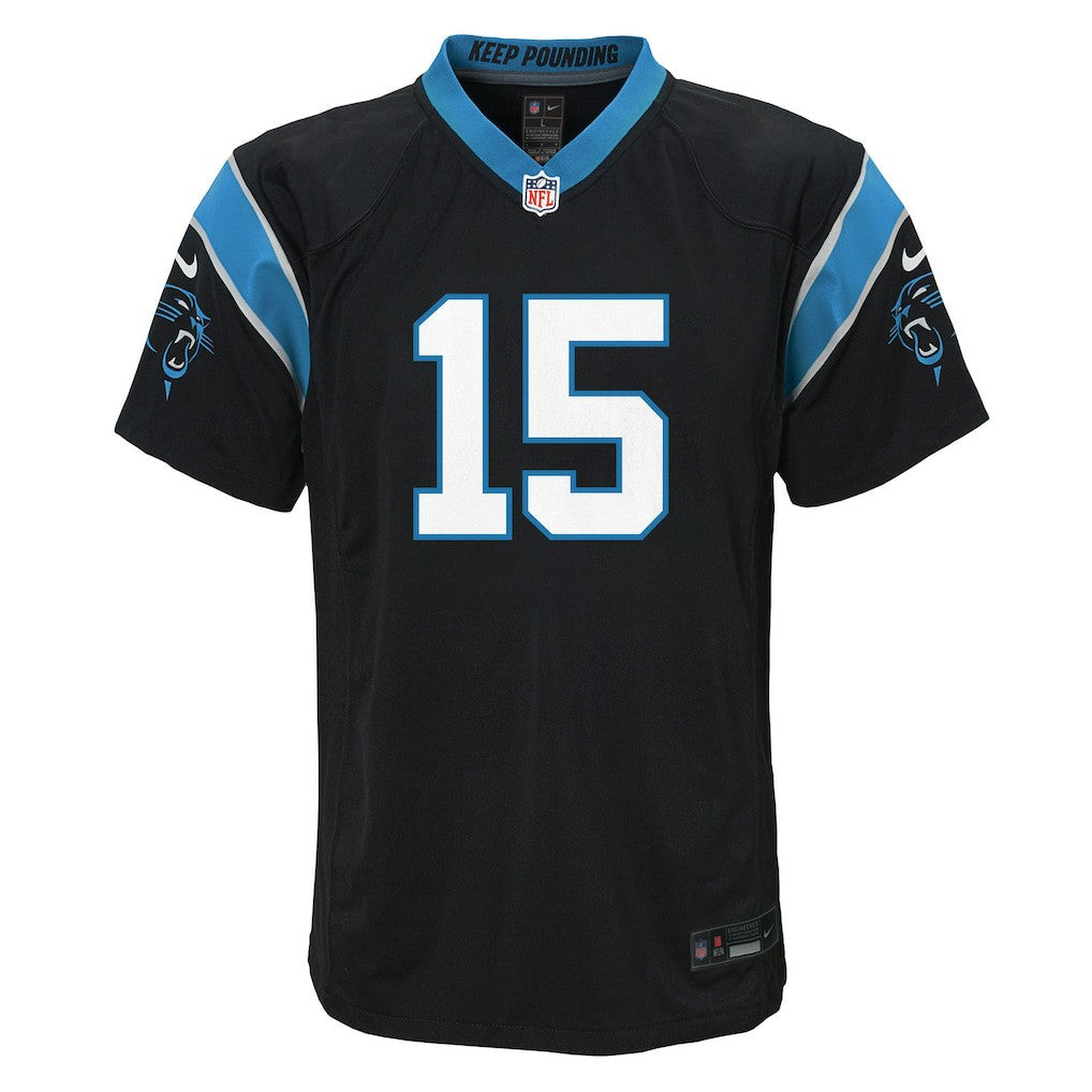 Jimmy Horn Jr. Carolina Panthers Youth Team Game Jersey Black | Nike for Sale