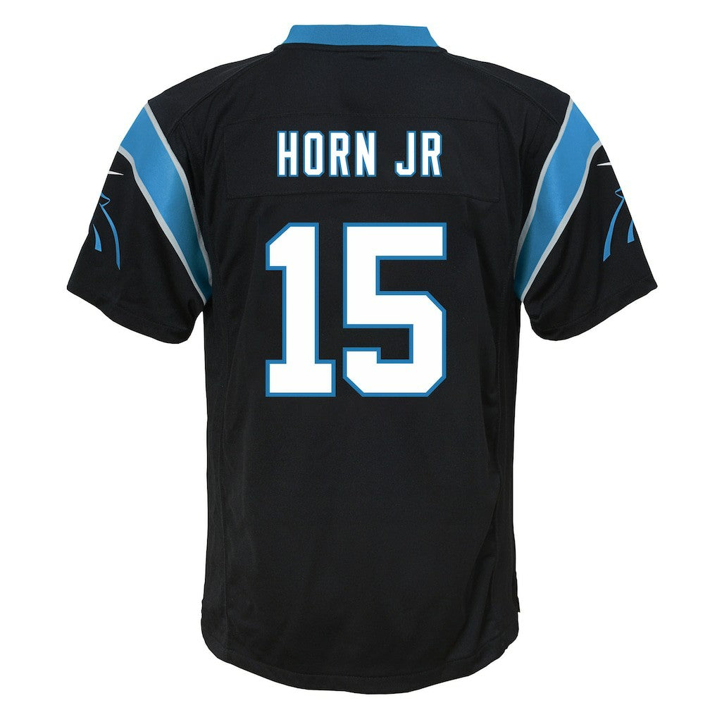 Jimmy Horn Jr. Carolina Panthers Youth Team Game Jersey Black | Nike for Sale