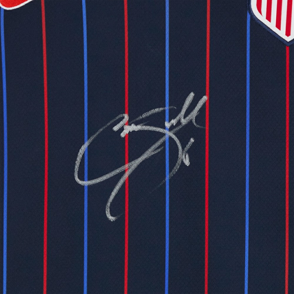 Cavan Sullivan USMNT Autographed 2025 Navy Replica Jersey Front Signed | Fanatics