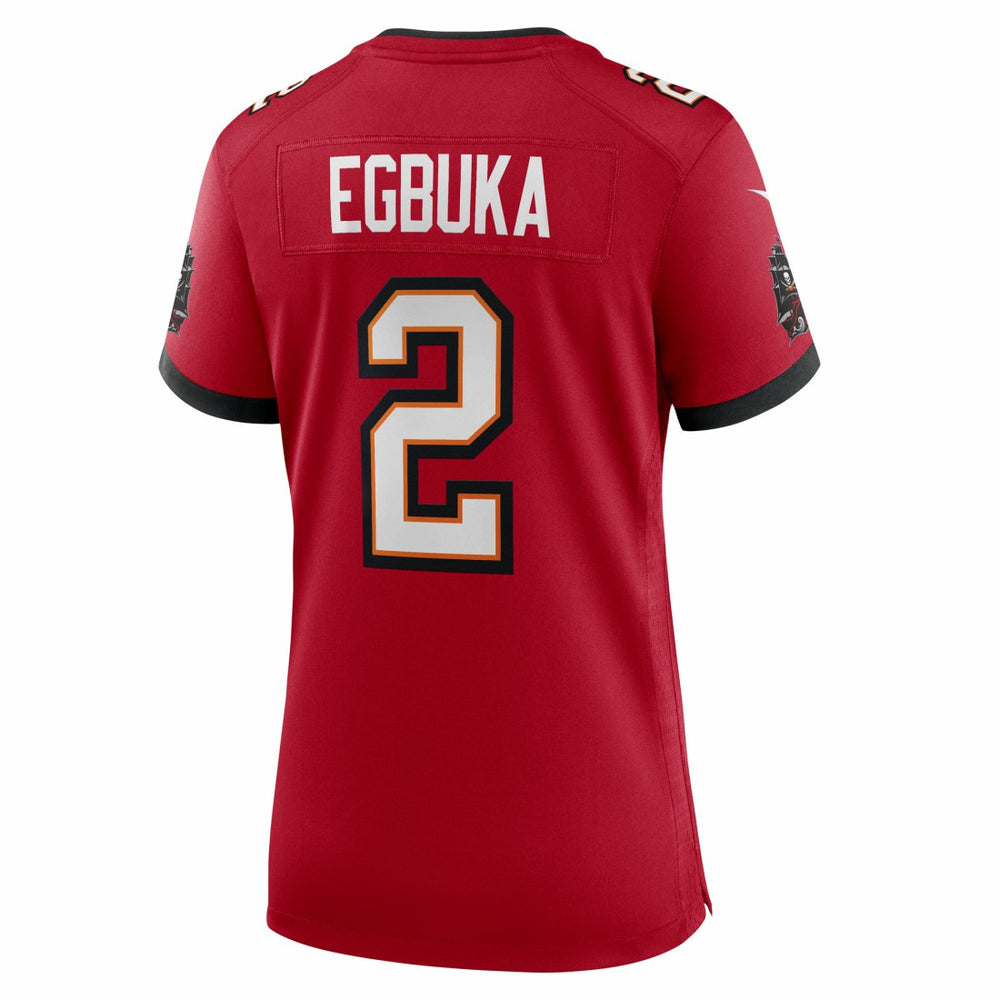 Emeka Egbuka Tampa Bay Buccaneers Women's Team Game Jersey Red | Nike for Sale
