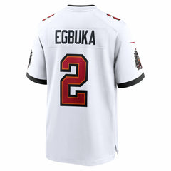 Emeka Egbuka Tampa Bay Buccaneers 50th Season Game Jersey White | Nike for Sale