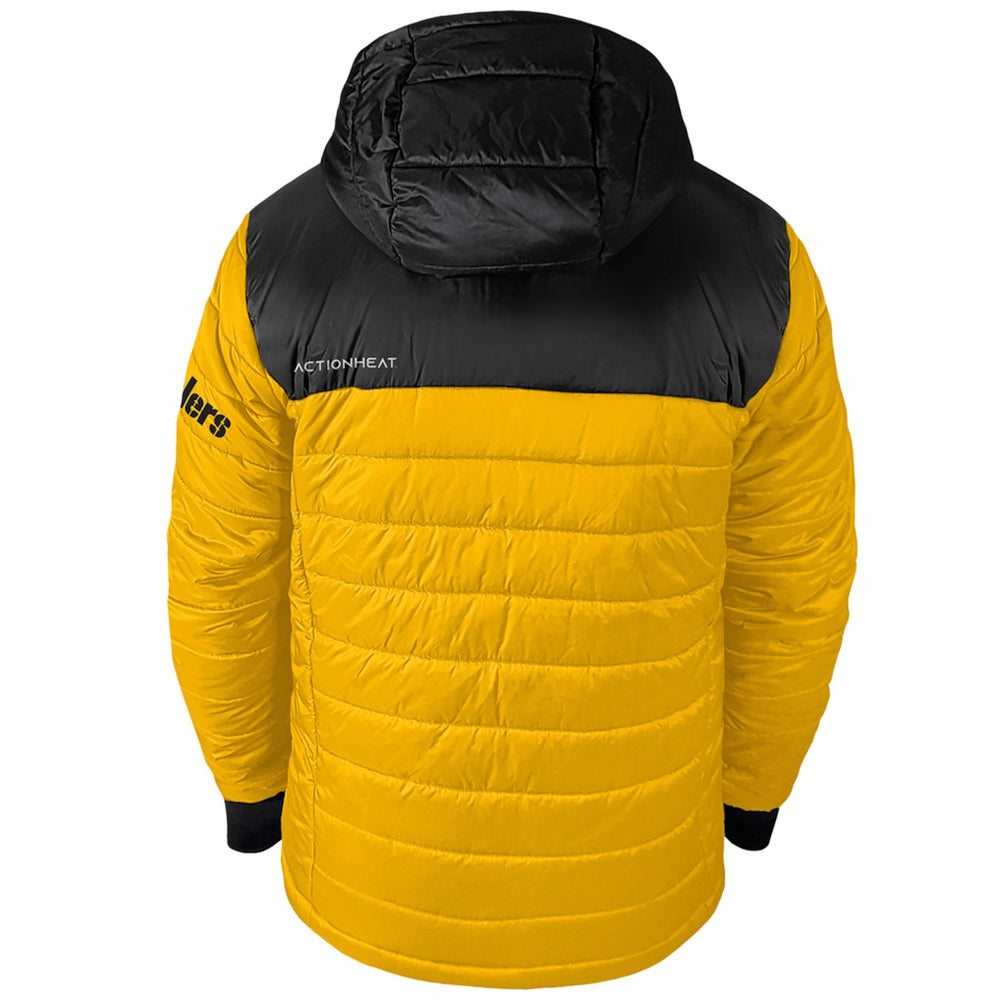 Pittsburgh Steelers ActionHeat 5V Battery Heated Colorblock Full-Zip Puffer Jacket Black/Gold | NFL