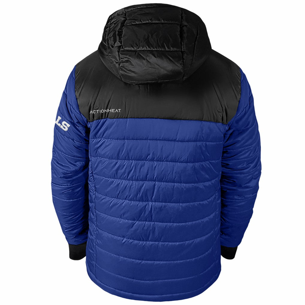 Buffalo Bills ActionHeat 5V Battery Heated Colorblock Full-Zip Puffer Jacket Black/Royal | NFL