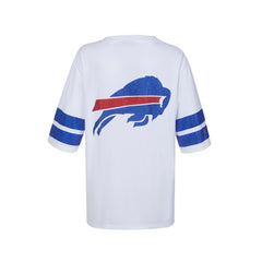 Buffalo Bills Cuce Women's Rhinestone V-Neck Tunic White | NFL