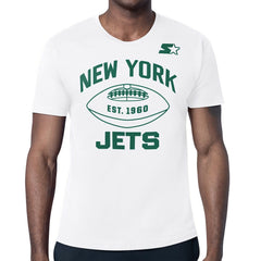 New York Jets Starter Green and White Forever T-Shirt White | NFL