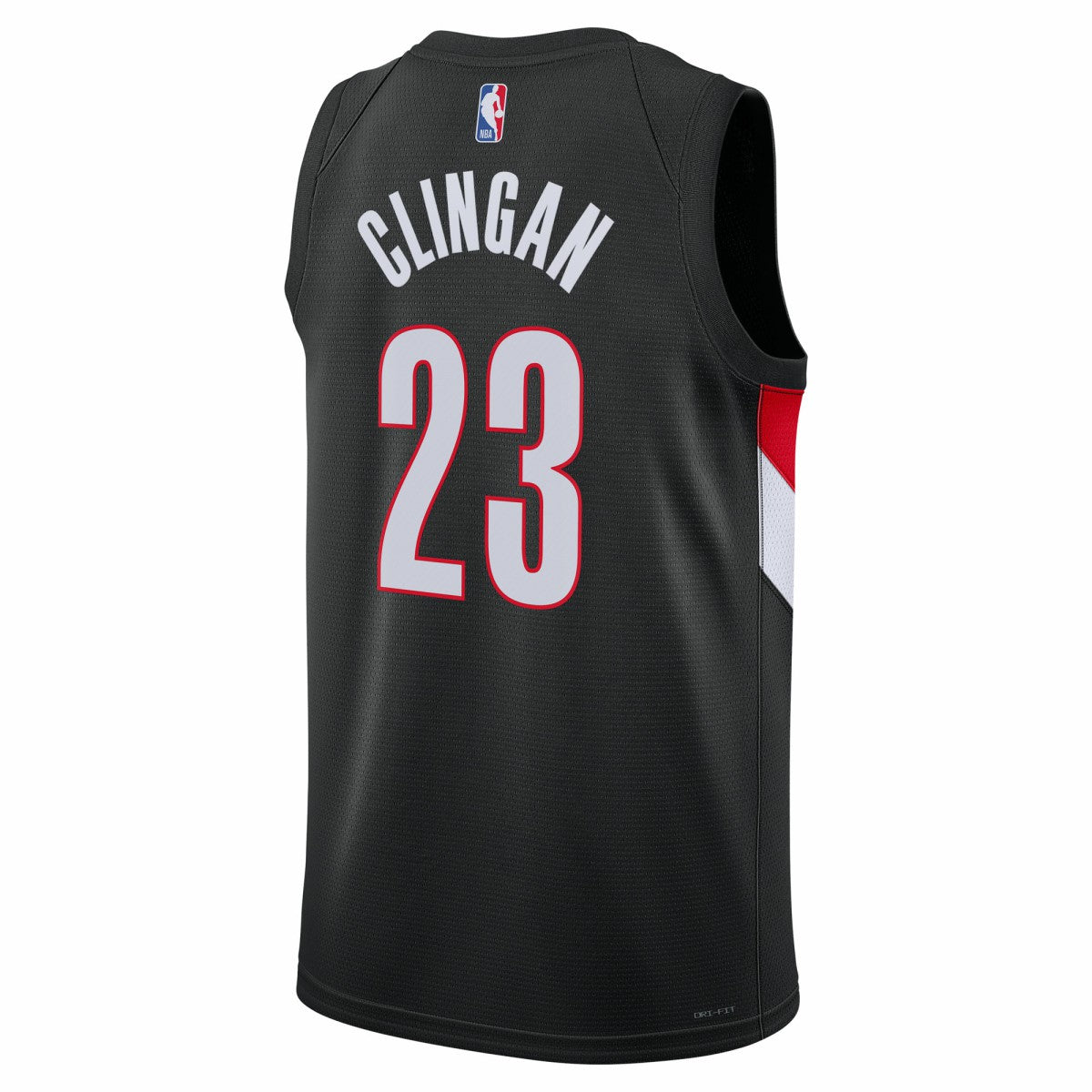 Donovan Clingan Portland Trail Blazers Unisex Swingman Jersey Icon Edition Black - NBA