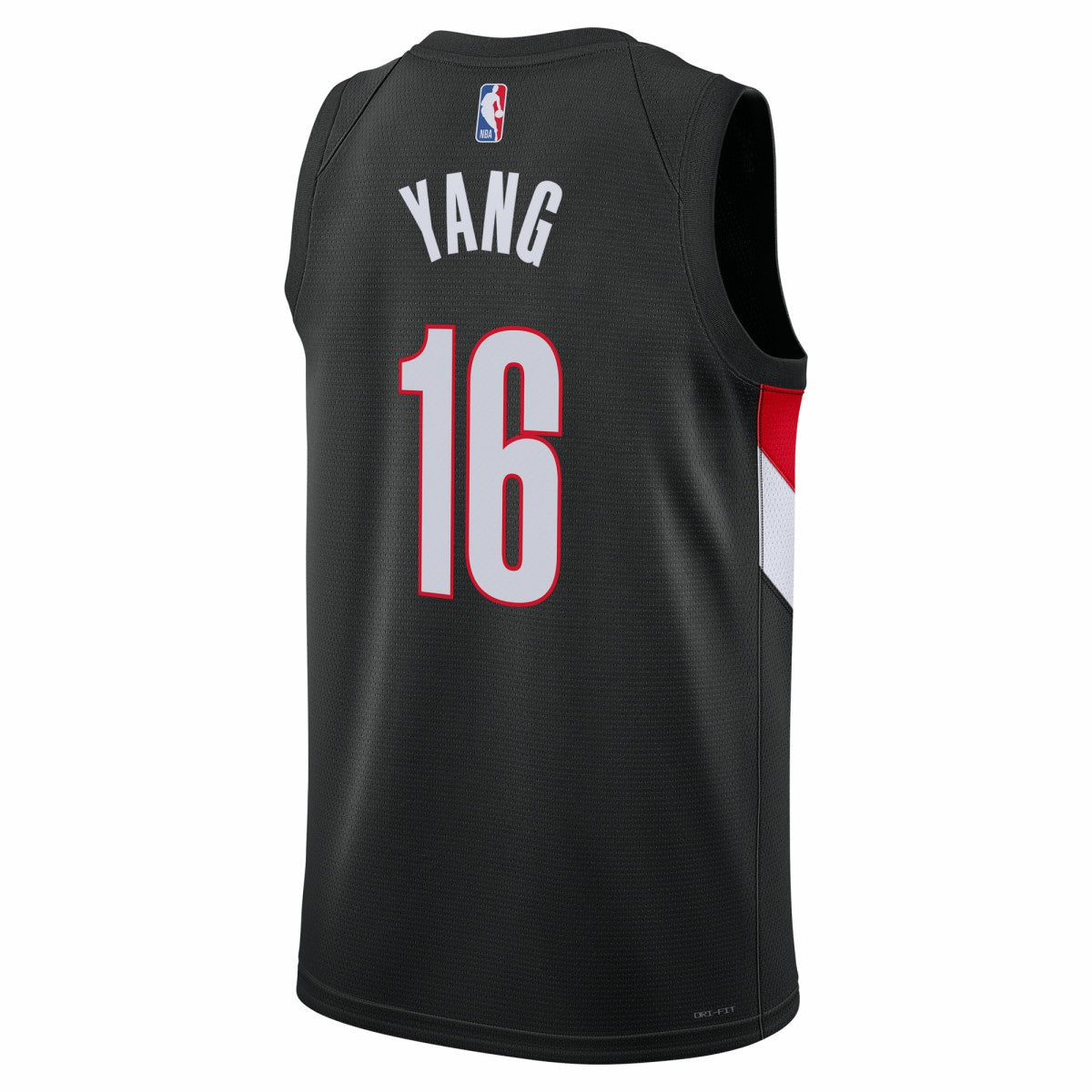 Yang Hansen Portland Trail Blazers Unisex Swingman Jersey Icon Edition Black - NBA