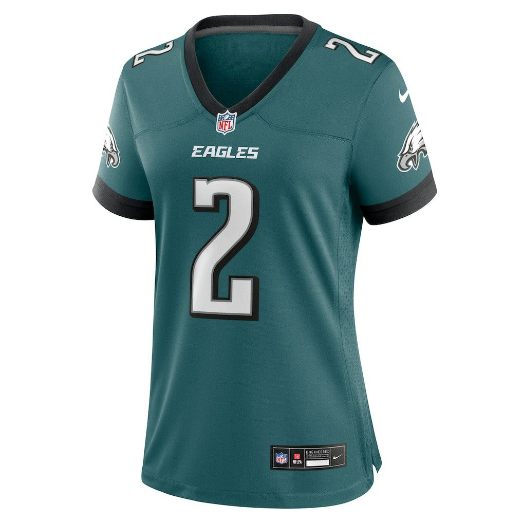 Jahan Dotson Philadelphia Eagles Women's Team Game Jersey Midnight Green | Nike for Sale