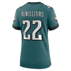 Mac McWilliams Philadelphia Eagles Women's Team Game Jersey Midnight Green | Nike for Sale