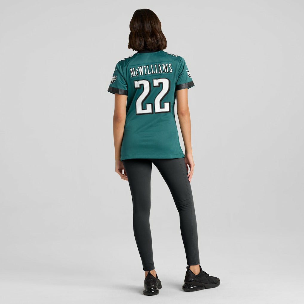 Mac McWilliams Philadelphia Eagles Women's Team Game Jersey Midnight Green | Nike for Sale