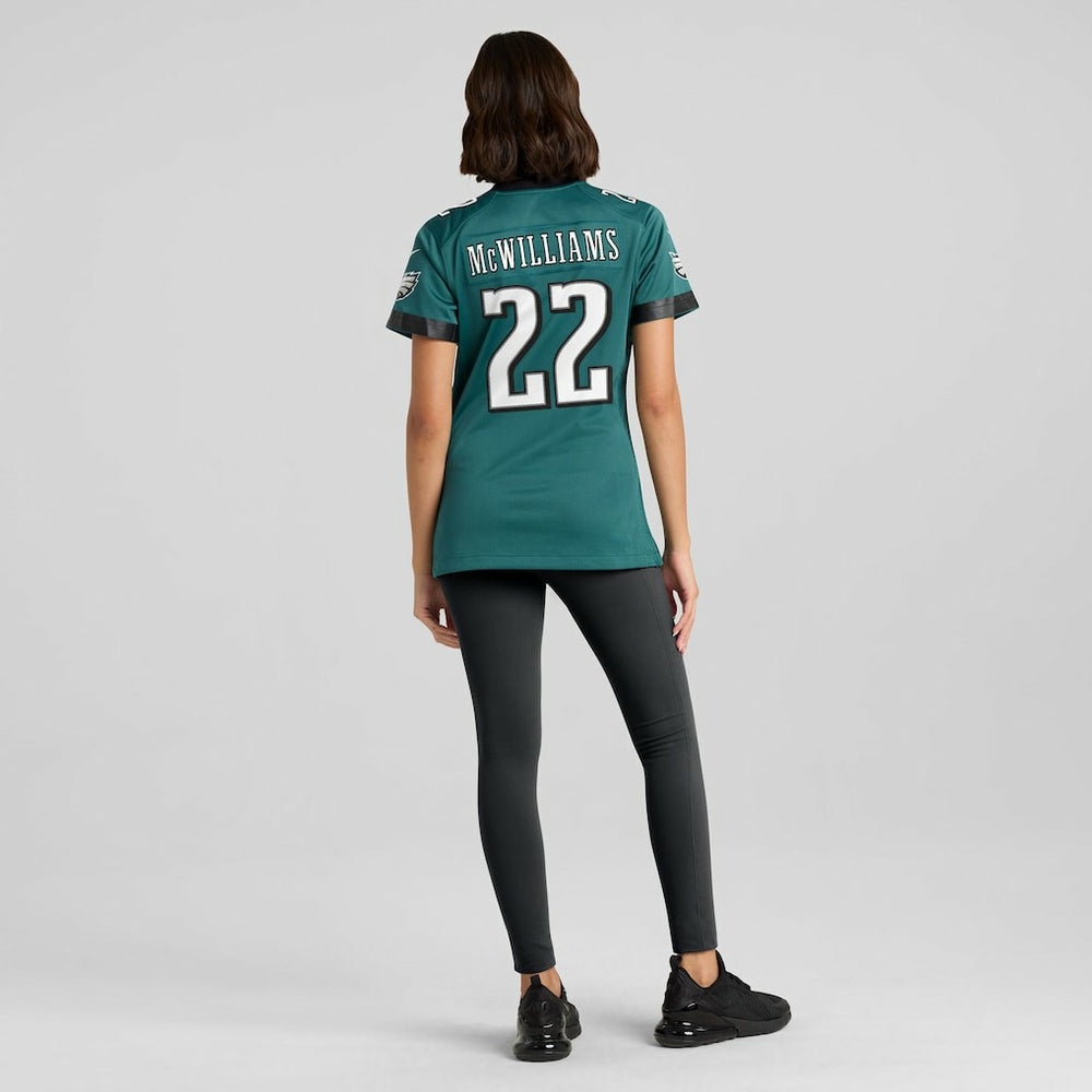 Mac McWilliams Philadelphia Eagles Women's Team Game Jersey Midnight Green | Nike for Sale