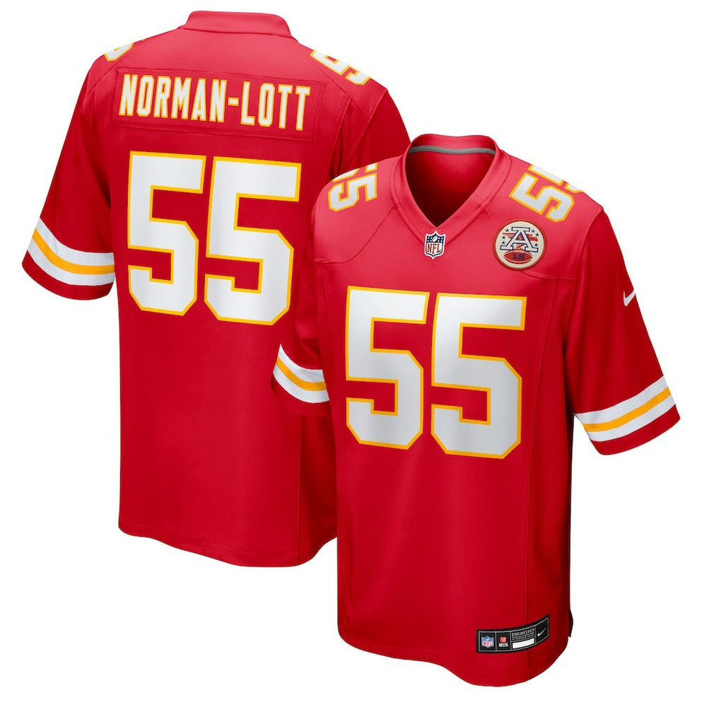 Omarr Norman-Lott Kansas City Chiefs Team Game Jersey Red | Nike for Sale