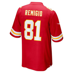 Nikko Remigio Kansas City Chiefs Team Game Jersey Red | Nike for Sale