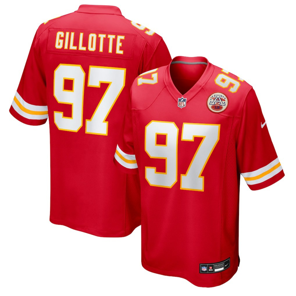 Ashton Gillotte Kansas City Chiefs Team Game Jersey Red | Nike for Sale