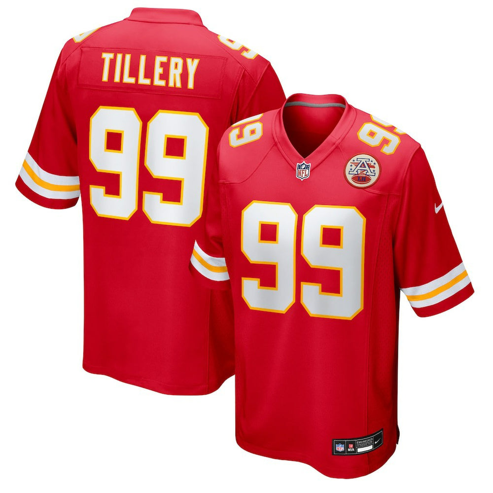 Jerry Tillery Kansas City Chiefs Team Game Jersey Red | Nike for Sale