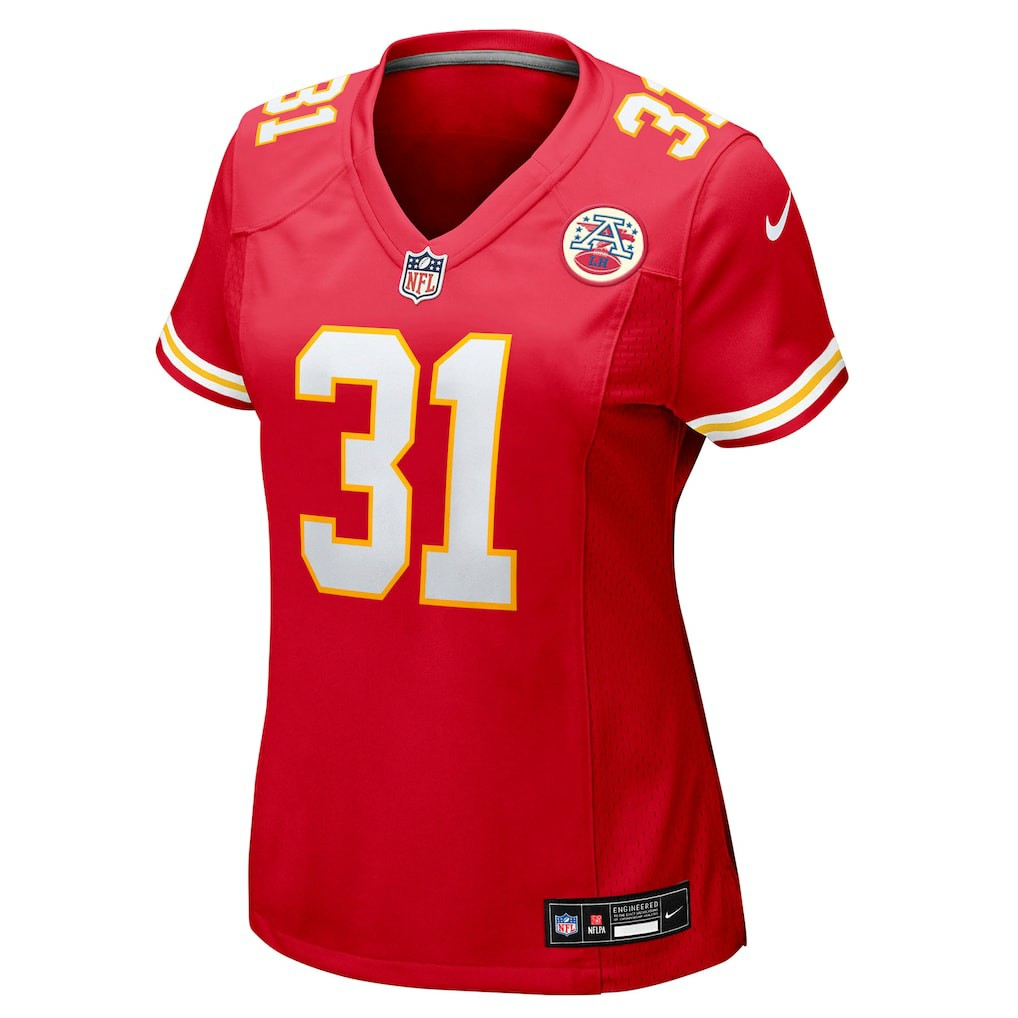 Jeffrey Bassa Kansas City Chiefs Women's Team Game Jersey Red | Nike for Sale