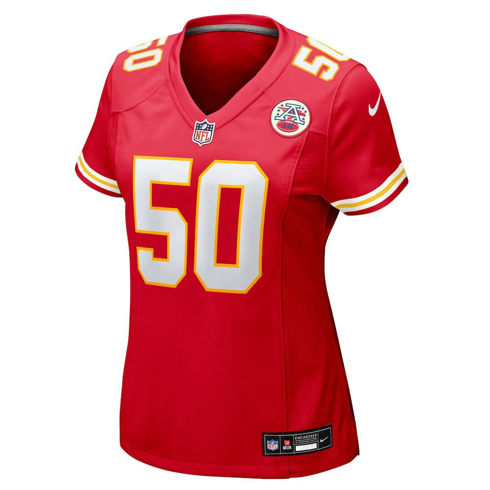 Brandon George Kansas City Chiefs Women's Team Game Jersey Red | Nike for Sale