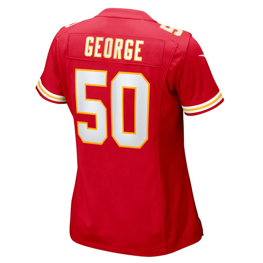 Brandon George Kansas City Chiefs Women's Team Game Jersey Red | Nike for Sale