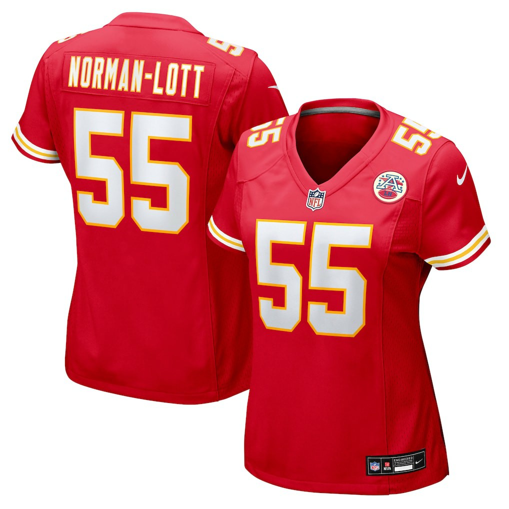 Omarr Norman-Lott Kansas City Chiefs Women's Team Game Jersey Red | Nike for Sale