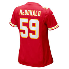 Cooper McDonald Kansas City Chiefs Women's Team Game Jersey Red | Nike for Sale